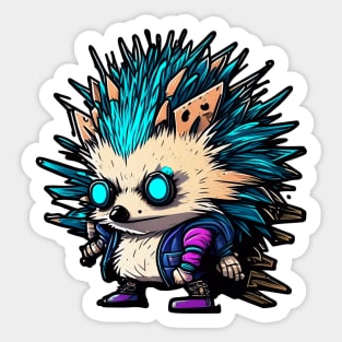 CYBERPUNK HEDGEHOG #1 Sticker